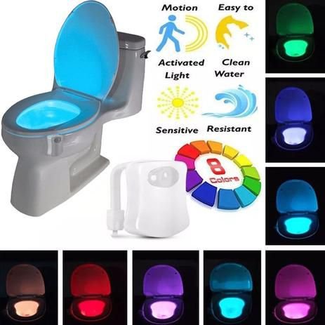 Luz Led Com Sensor Para Vaso Sanitario Light Bowl — imagem 7