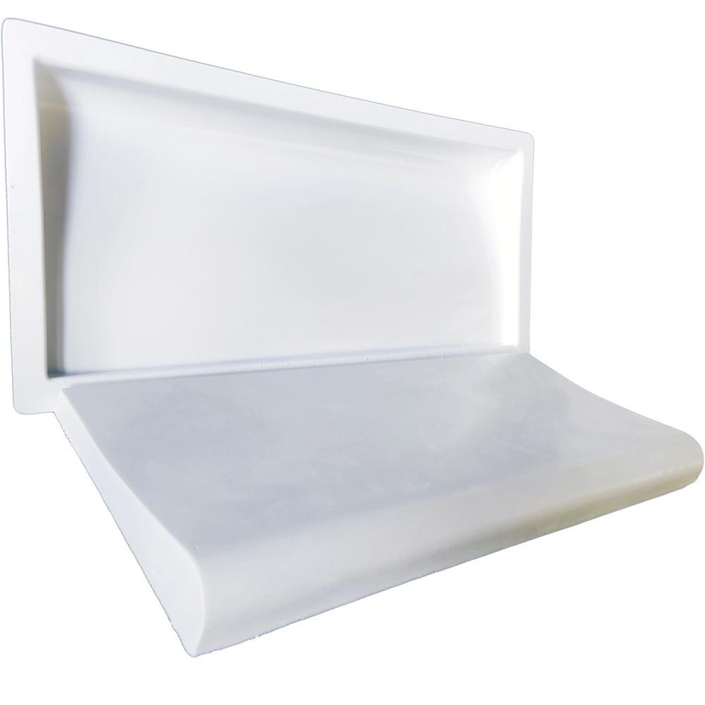 2 Forma 3d Molde 3d Borda Piscina Peito De Pombo 49x20 Abs 2mm molde para cimento/concreto
