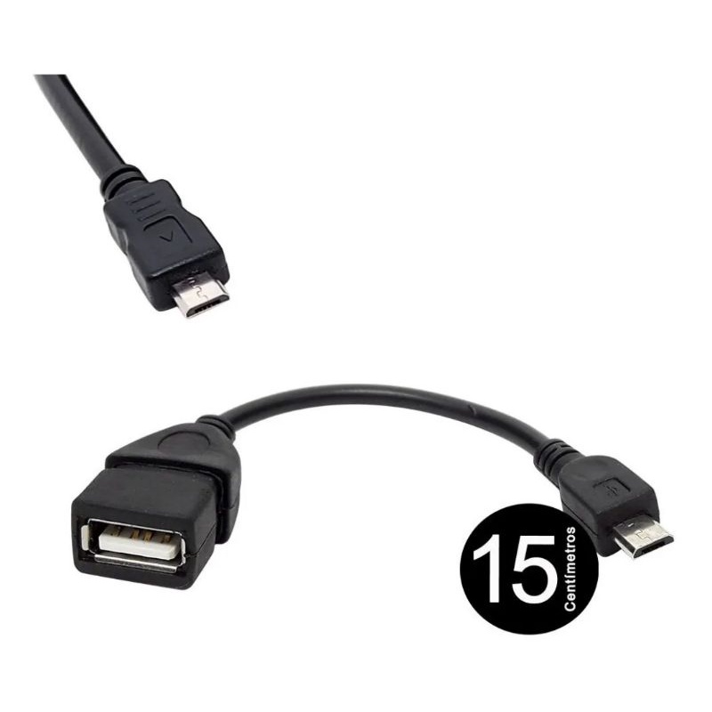 Adaptador Otg V8 Pen Drive No Celular Leitor Micro Usb