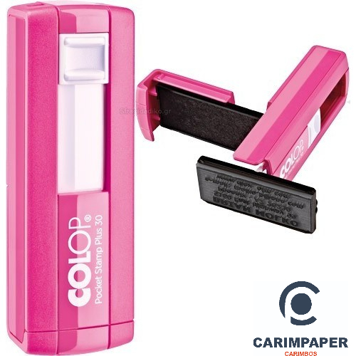 Carimbo Automático Colop - Pocket Stamp Plus 20 (14x38mm) - Com Gravação a Laser