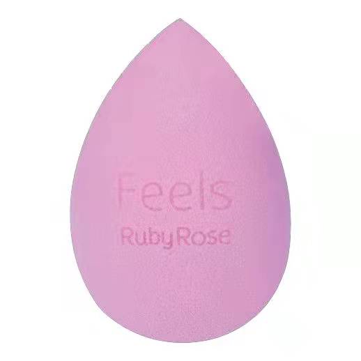 Esponjinha Para Maquiagem Chanfrada Soft Blender Linha Feels Ruby Rose