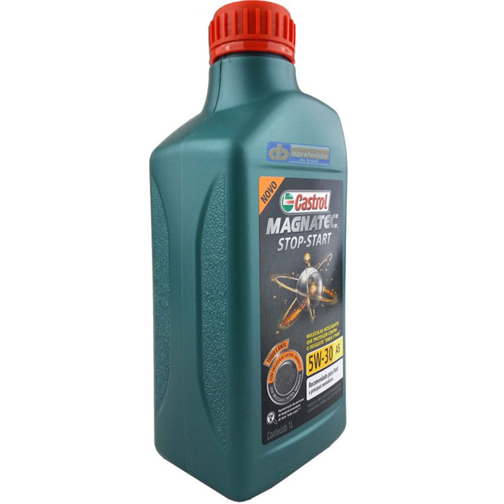 Óleo Lubrificante Do Motor Castrol Magnatec Stop-Start 5W30 A5 100% Sintético