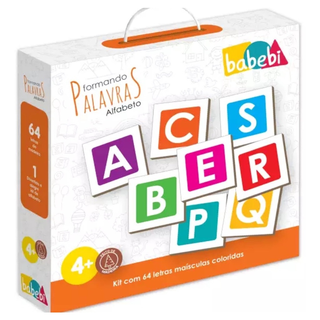 Brinquedo Educativo Pedagogico Formando Palavras Babebi 6020
