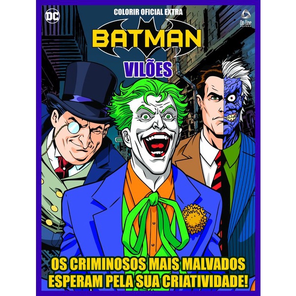 Vilões DC - Colorir Oficial Extra