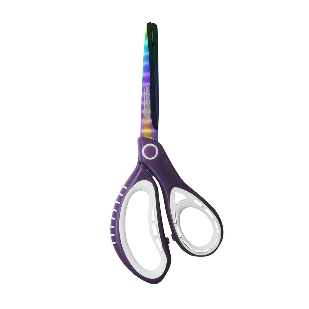 Tesoura Titanium 8,5'' Rainbow Arco Íris Westpress