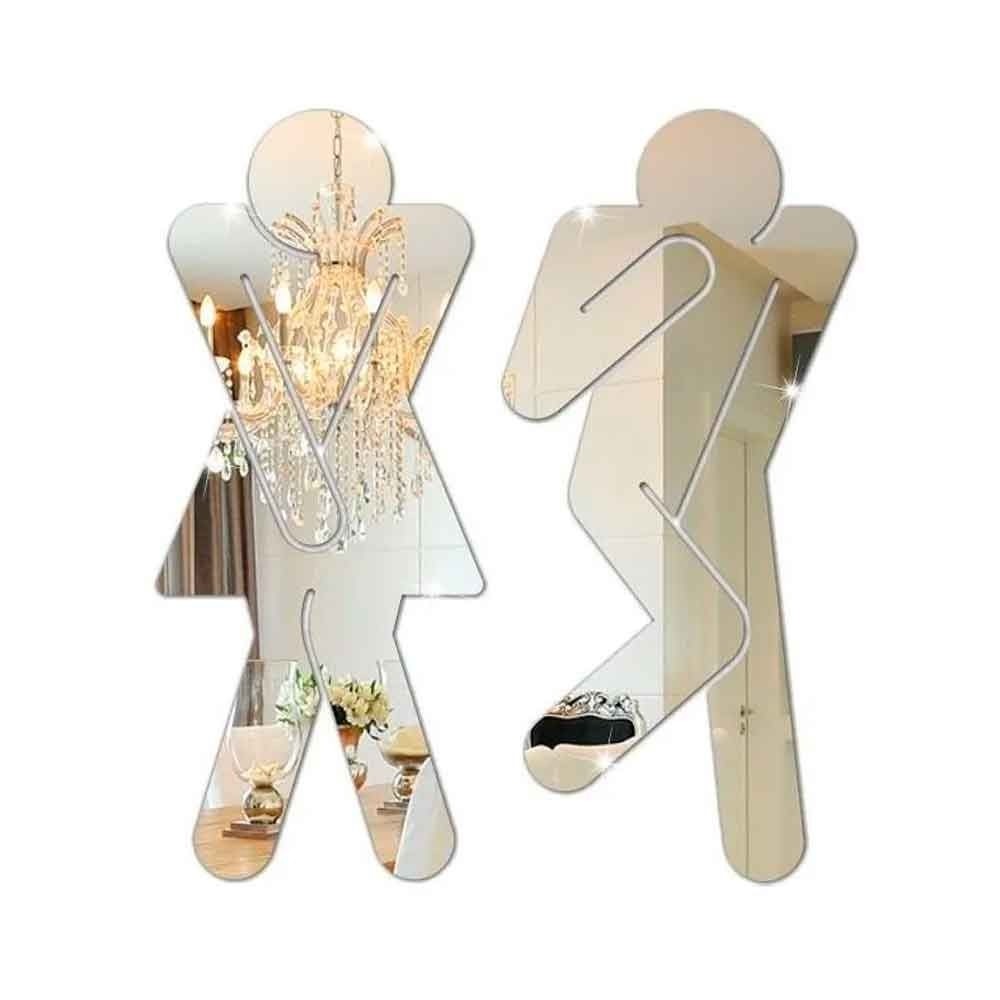 Espelho Para Decoração Para Porta Banheiro Bar Restaurante Festa em Oferta na Shopee