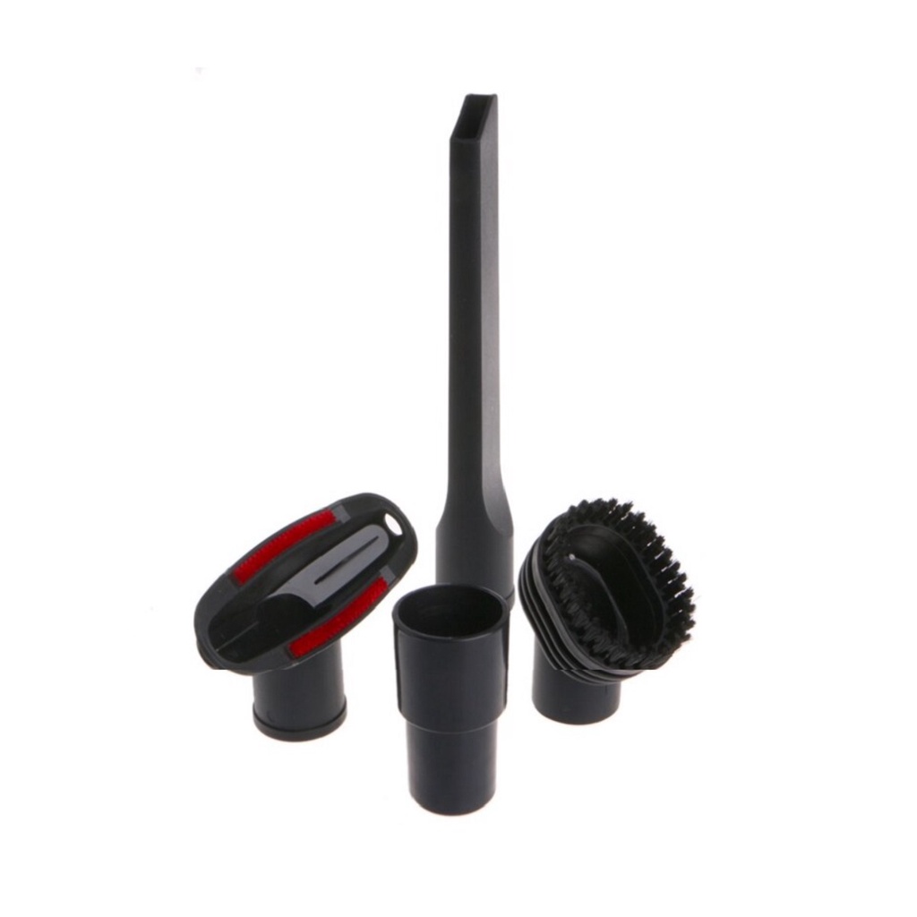 Kit Escova, bocal, ponteira para fresta e adaptador para aspirador de pó universal