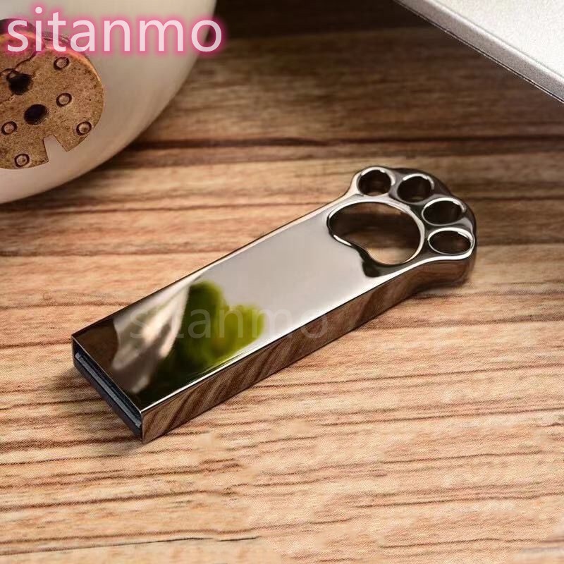 Pendrive 2TB 1TB 128GB 64GB 32GB USB Flash Drive 16GB 8GB 4GB 2GB 1GB Metal Bonito Gato Garra 2.0