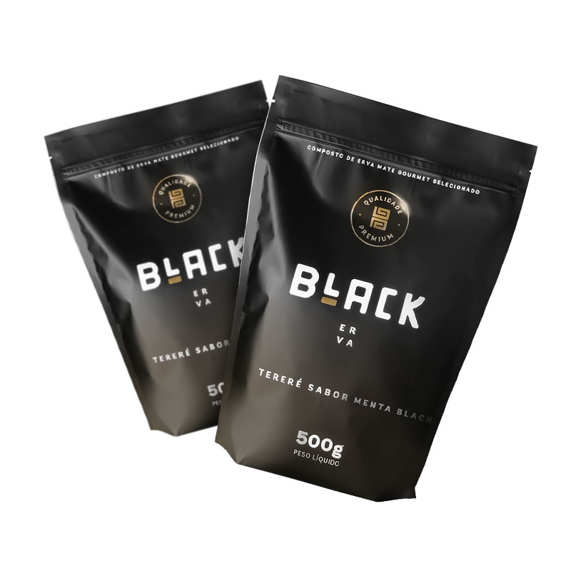 Erva Mate Black Erva Sabor - Menta Black - 2 Unidades