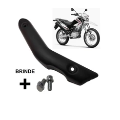 Protetor Escape Dianteiro Curva Nxr 125 Nxr 150 Bros 2003 2004 2005 2006 2007 2008 a 2015 + Parafuso