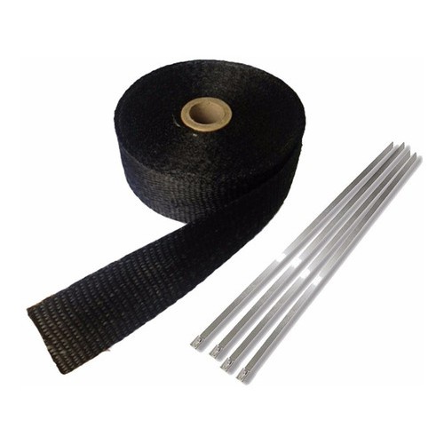 Manta Termica Termotape Preta 05 Metro + 4 Zip Escape Moto