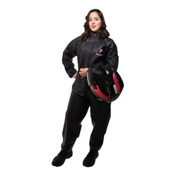 CONJUNTO PIONEIRA DE PVC 0,28MM - COMBATE GOLA FEMININO PRETO GG - Spare Parts and Accessories for Vehicles