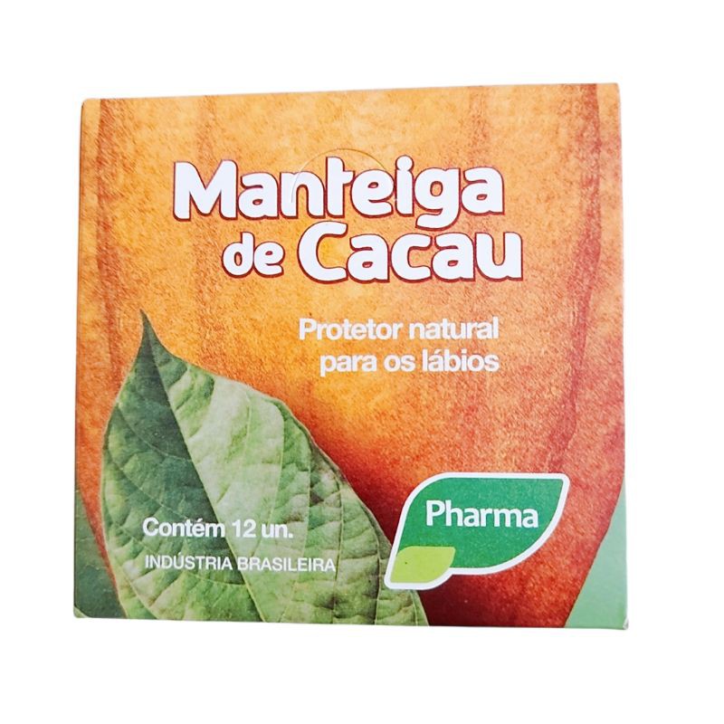 Kit Manteiga de Cacau Pharma com 12 unidades