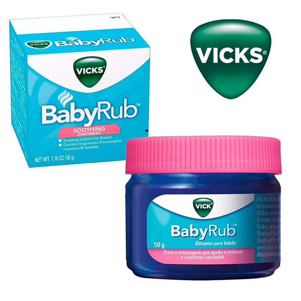 Vick Baby Rub 50gr Infantil Bebes Calmante Relaxante Shopee Brasil