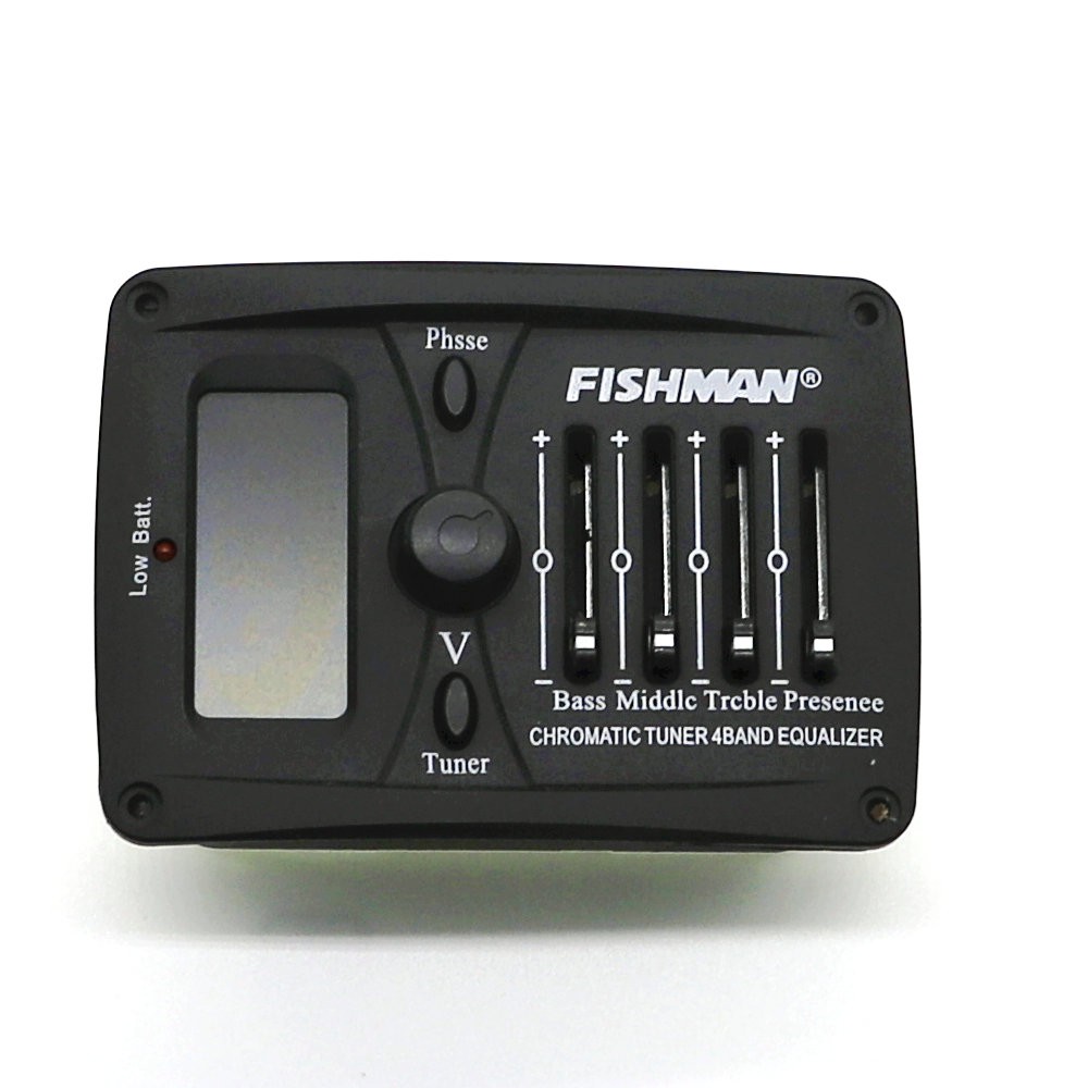 Captadores De Guitarra Acústica Fishman Peças Afinador Cromático Equalizador De 4 Bandas
