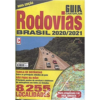 Guia Cartoplan Mapa Rodovias Brasil em Oferta na Shopee