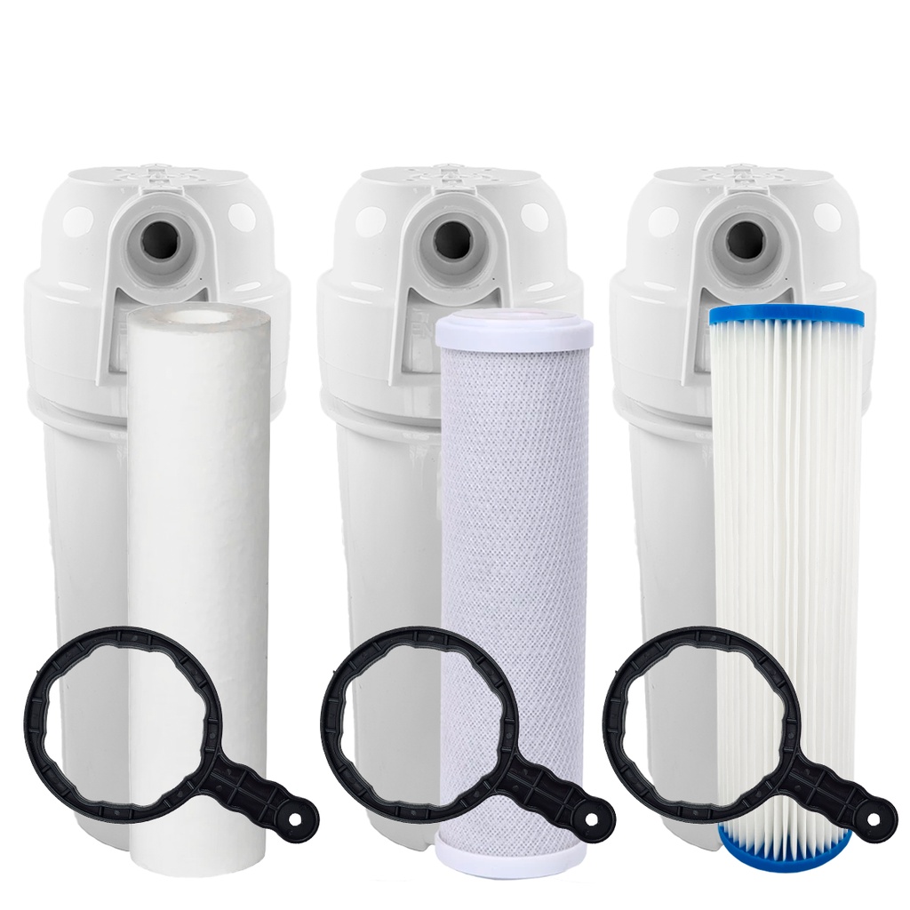 3 Filtro Carvão Ativado 1 Plissado Lavável 1 Polipropileno