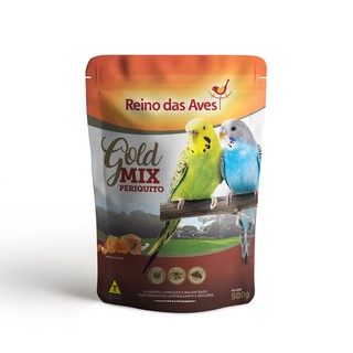 PERIQUITO GOLD MIX 500g - Reino das Aves