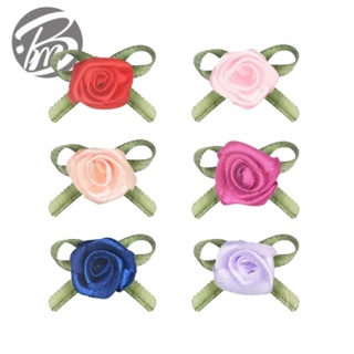 Flor Rococó de Cetim c/ Folha 13mm 50unids para Laços, Decorações, Personalizados - Envio imediato em Oferta na Shopee