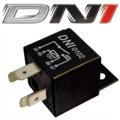Rele Auxiliar Universal 40 Amperes 4 Terminais 12V Com Suporte - DNI0102