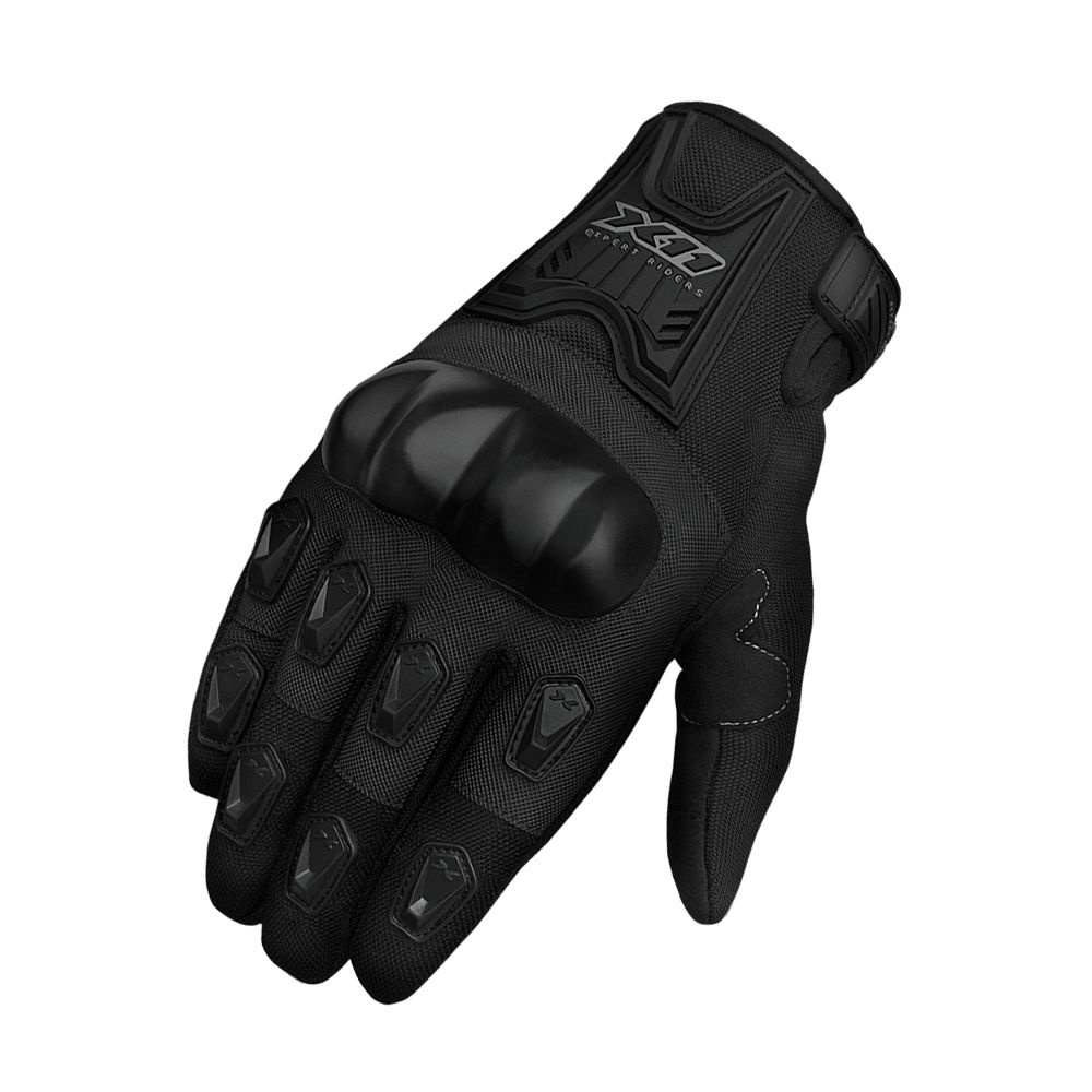 Luva moto motocicleta Blackout com Protetor Preto para pilotagem moto boy motociclista motoboy airsoft paintball