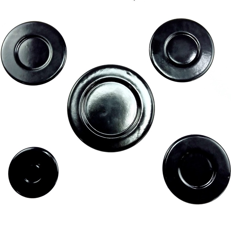 Kit Espalhadores Tampinhas Bocas Cooktop Fischer 5 Bocas