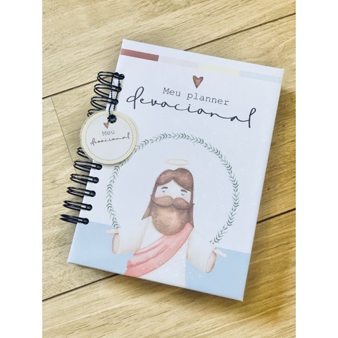 Planner diário devocional 365 dias - Jesus braços- Presente personalizado amiga, mãe, adolescente, aniversário, namorada