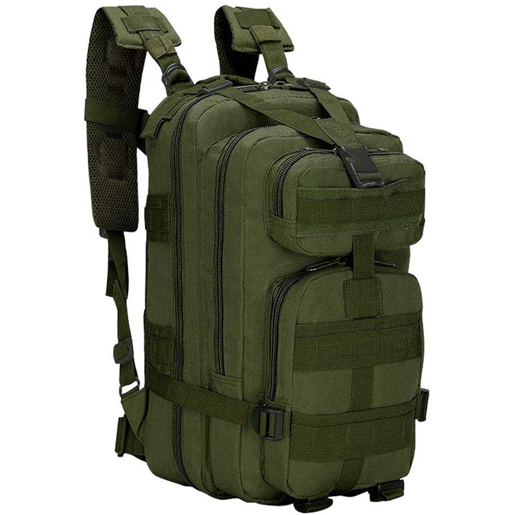 Mochila Multiuso Escolar Militar Tática Cargueira 30 Litros Camping Pesca Verde