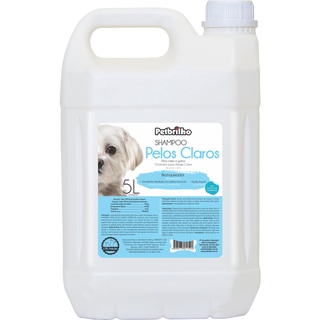 Shampoo para cães Pet Brilho Pelos Claros 5 Litros em Oferta na Shopee