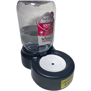 Bebedouro Automático Cor Preto Pet Para Animais Cachorros Cães e Gatos Com Limitador 3 Litros REF 03 em Oferta na Shopee