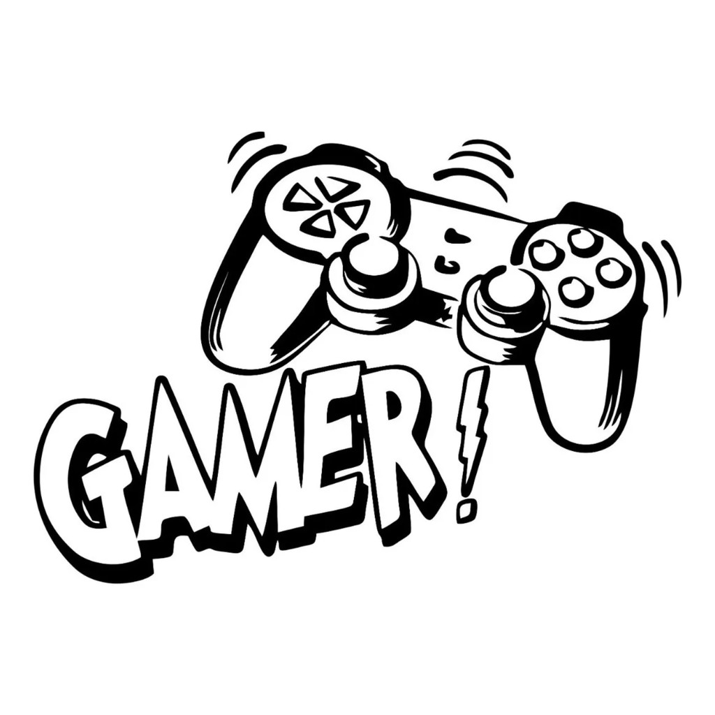 Adesivo De Parede Gamer Ps4 Xbox Pc Sala Quarto 1,2m | Shopee Brasil