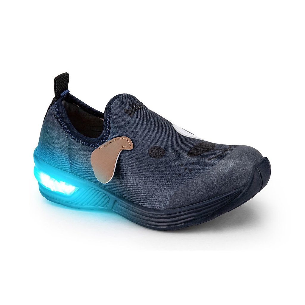 Tênis Infantil BIBI Space Wave Luz Led Cachorro Pet Dog Masculino REF1132144