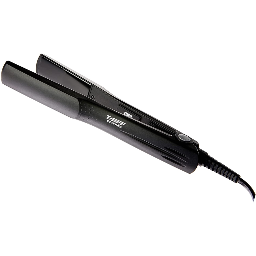 Prancha Chapinha Alisadora de Cabelo Taiff Cerâmica 180ºC Preta 110V/220V Bivolt