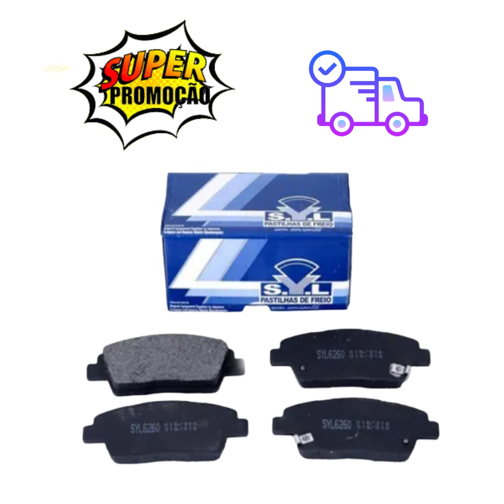 Pastilha de Freio Dianteira Hyundai HB20 1.0 12v 2012 2013 2014 2015 2016 2017 2018 2019 SYL em Oferta na Shopee