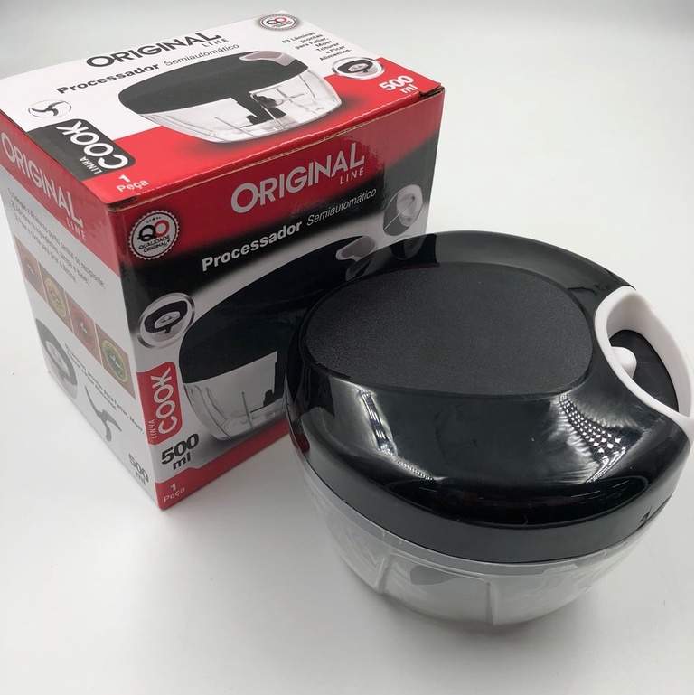 Processador Processadores 3 Laminas De Alimentos 500ml Manual Multiuso Universal