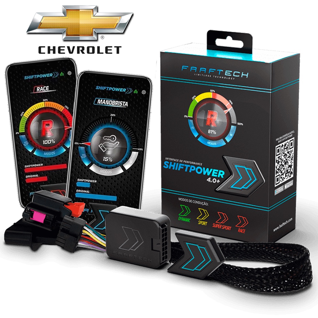 Chip de Pedal Shiftpower 6.3+ Módulo Aceleração Aplicativo Bluetooth - Faaftech Chevrolet em Oferta na Shopee