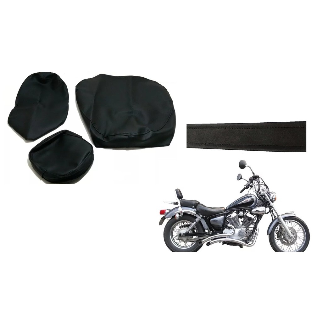Kit Capa Banco Yamaha Virago 250 Mod Orig + Botoes Promo