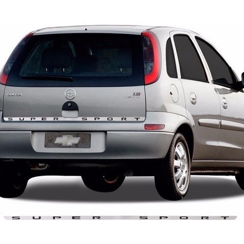Friso Traseiro Porta Malas Corsa Hatch Super Sport 2002/...