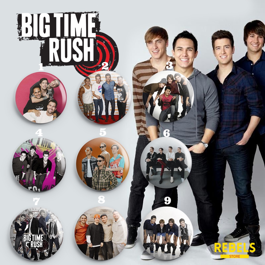 Bottons\Chaveiros - Big Time Rush - 4,5cm