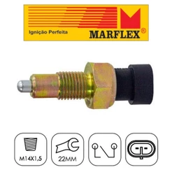 Interruptor Luz De Ré MARFLEX MFX7000 Fiat Uno Fiorino Palio Siena Strada Marea Fiat Tipo Tempra