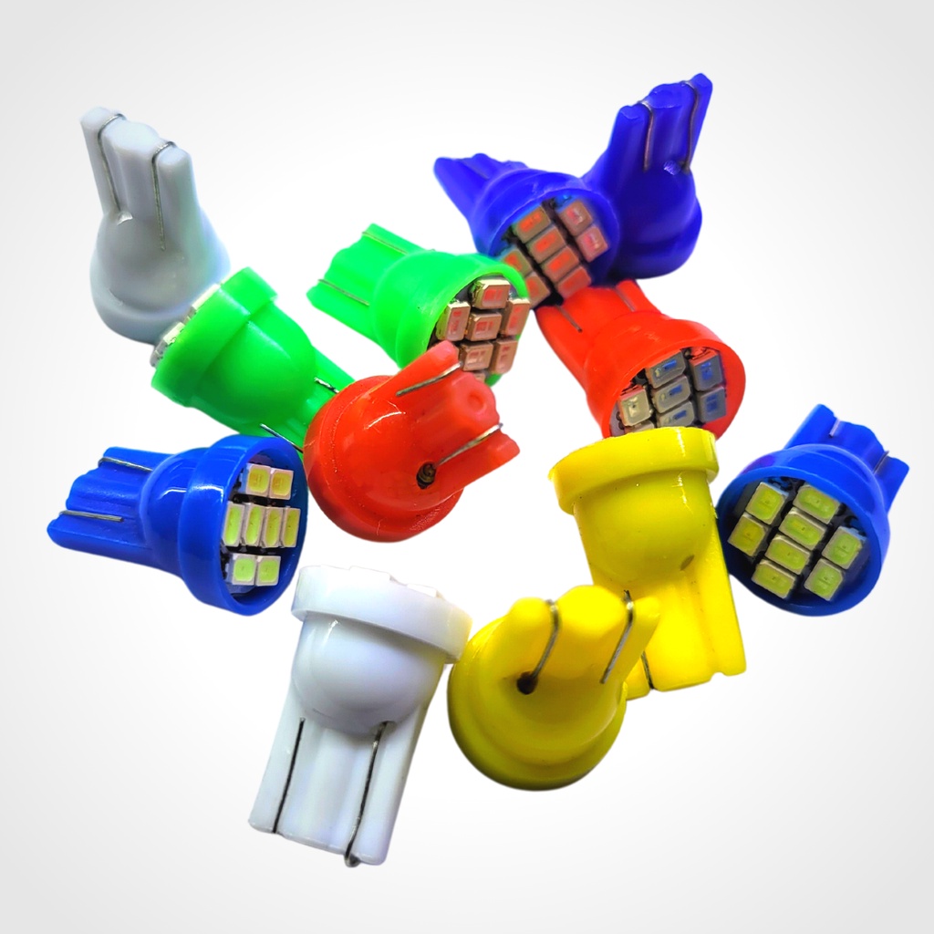 Par de LED Carro Moto Pingo Esmagadinha 8 LEDs Lanterna Farolete Farol