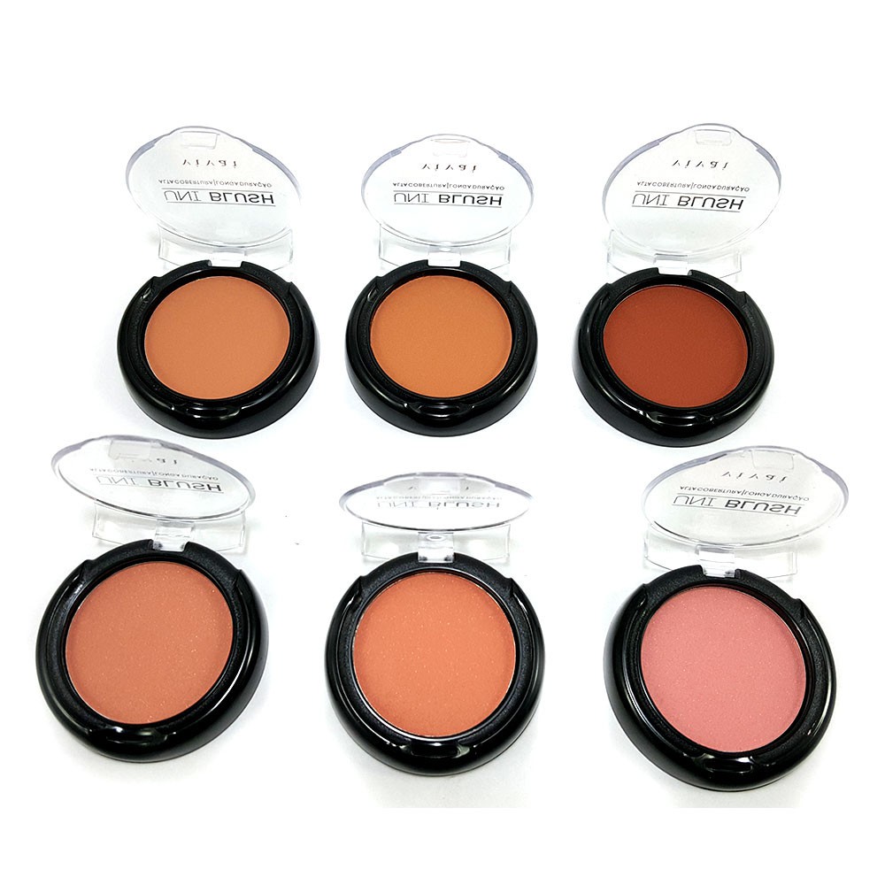 BLUSH FACIAL COMPACTO UNI BLUSH VIVAI Shopee Brasil