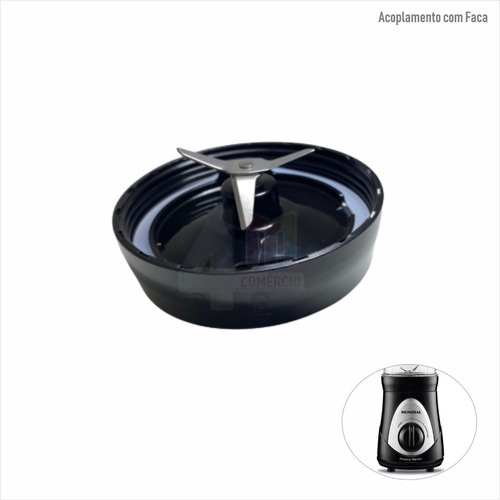 Acoplamento Base Faca Mondial Personal Blender Dg 01 em Oferta na Shopee