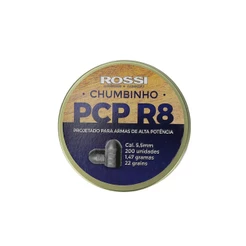 Chumbinho Rossi Pcp R8 5,5mm Para Destruição E Parada 200un