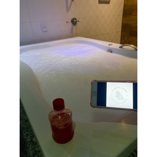 Monte seu Kit 500ml de Espuma + 500g de Sais de Banho