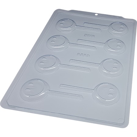 1~5 Forma BWB Simples Semiprofissional, Doces Finos Chocolates - SP Pirulito Feliz EMOJI SMILE em Oferta na Shopee