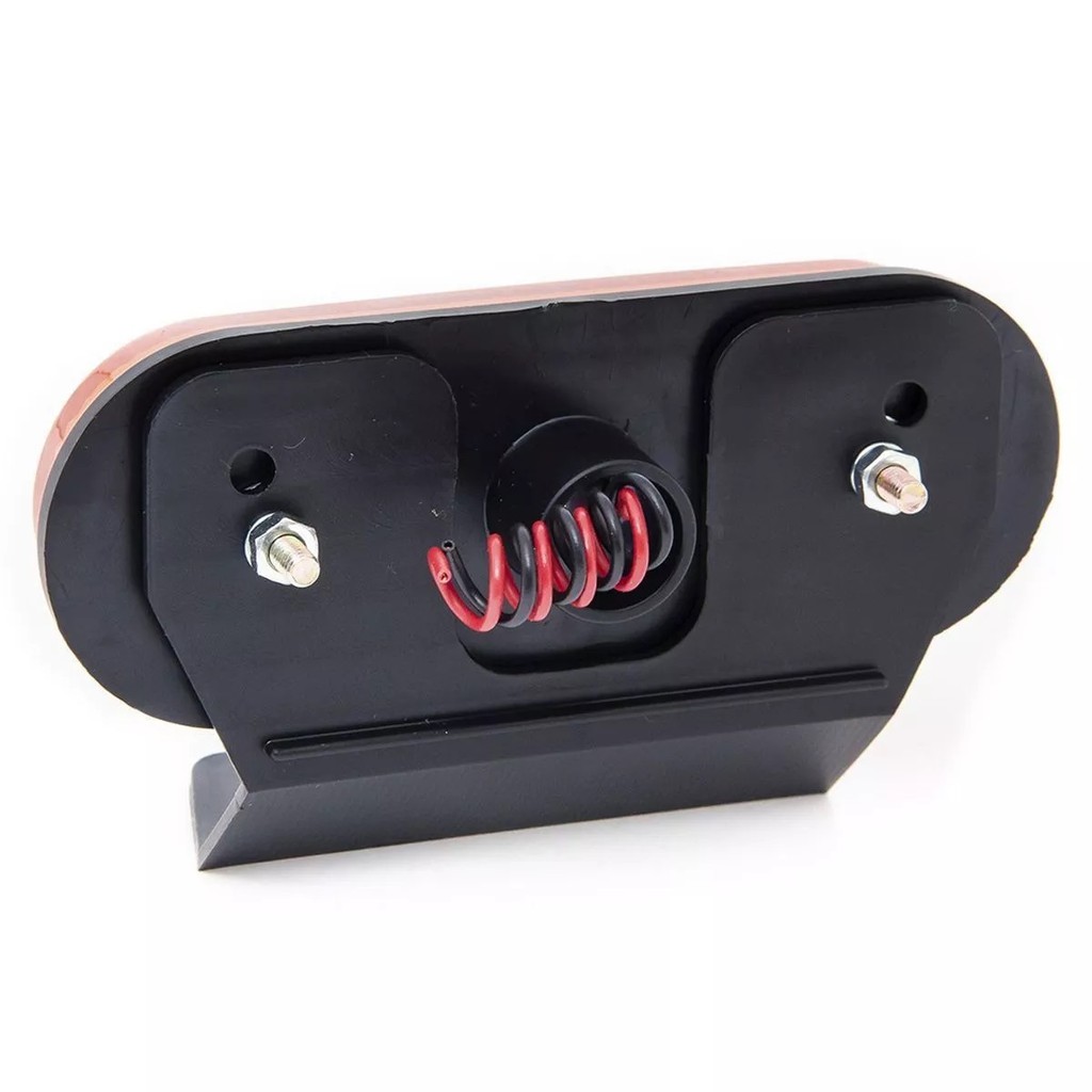 Lanterna Lateral Amarela Led Caminhão Carreta Baú C/ Sup Kit com 4 Unidades — imagem 2 de 2