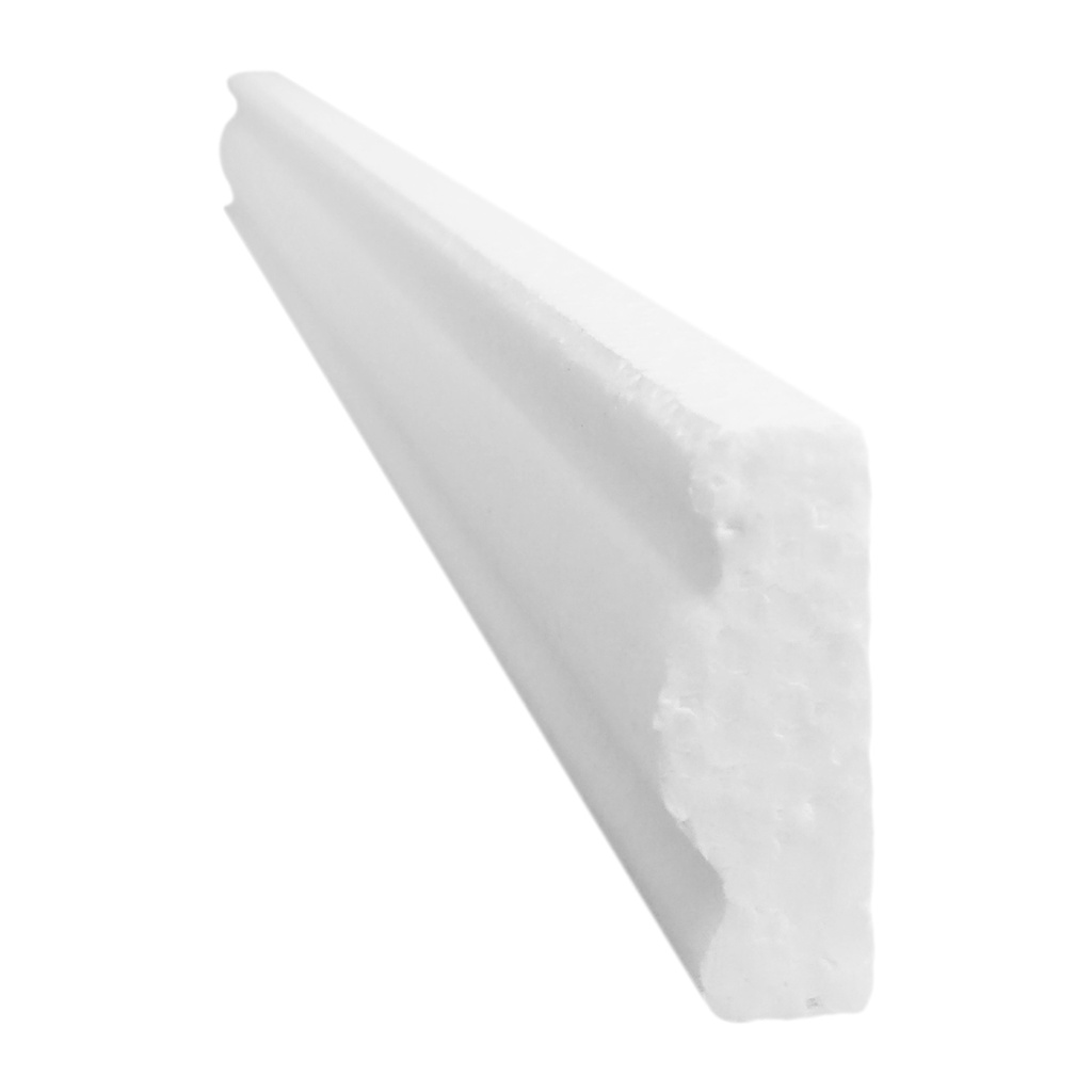 Moldura Roda Meio Friso Porta Faixa Kit 90 Mt Parede Roda Pé - Friso Teto