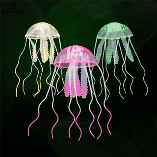 Água-Viva Artificial Com Efeito Brilhante Para Decoração De Aquário / Tanque De Peixes / Ornamento Luminoso