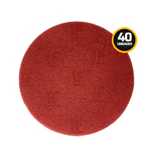 Disco de lixa velcro, pluma, hookit, rokit 125mm para ferro e madeira com 40 unidades em Oferta na Shopee